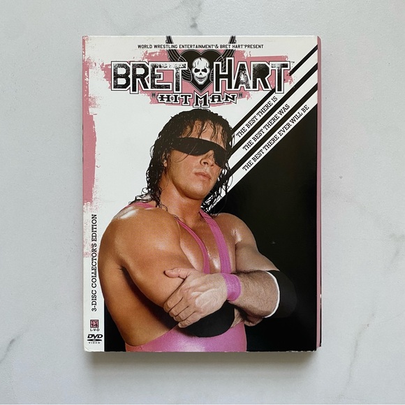 The Bret Hart Story Hit Man WWE Wrestling Biography Documentary DVD Collectors - Picture 1 of 5